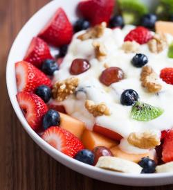 Fruit and Nut Yogurt Bowl