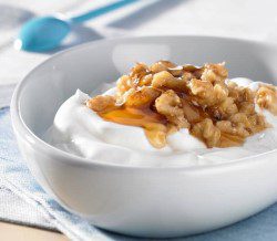 Greek yogurt with nuts